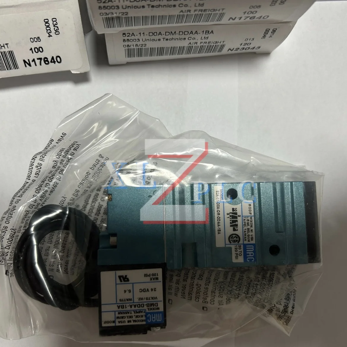 วาล์วขดลวดแม่เหล็กไฟฟ้าใหม่เดิม52A-11-D0B-DM-DDFJ-1JB 52A-11-DOA-DM-DDAA-1BA