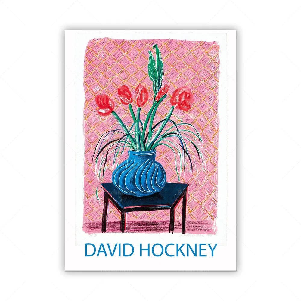 David Hockney Print, Hockney Print, Gallery Poster, Artist print, Hockney Poster, Art poster, Wall Poster Hockney,