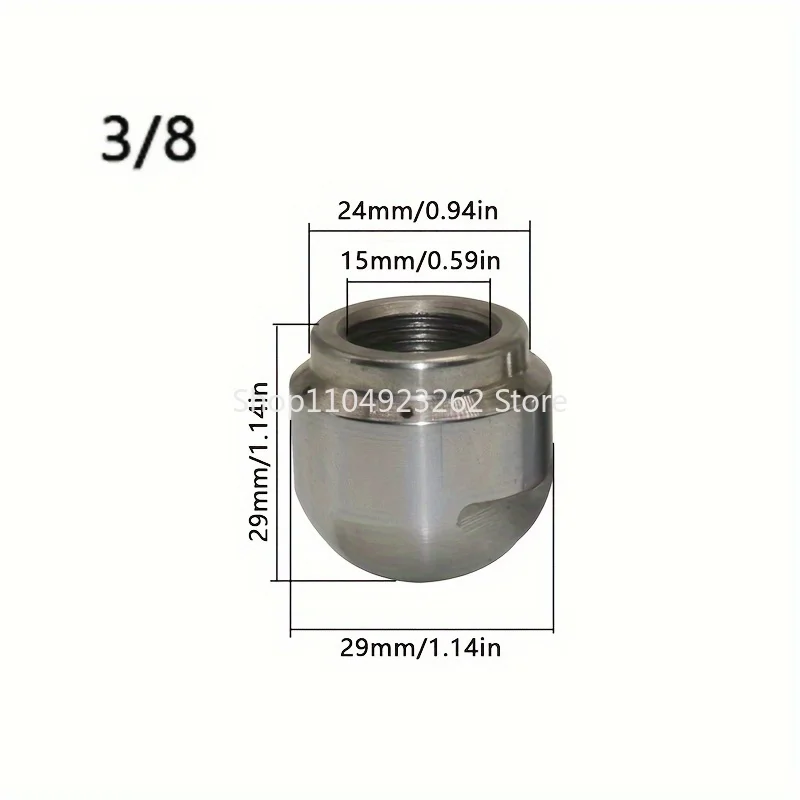 Stainless Steel High Pressure Nozzle Cleaning and Dredging Machine Small Car Washing Machine Accessories Dredging Pipes