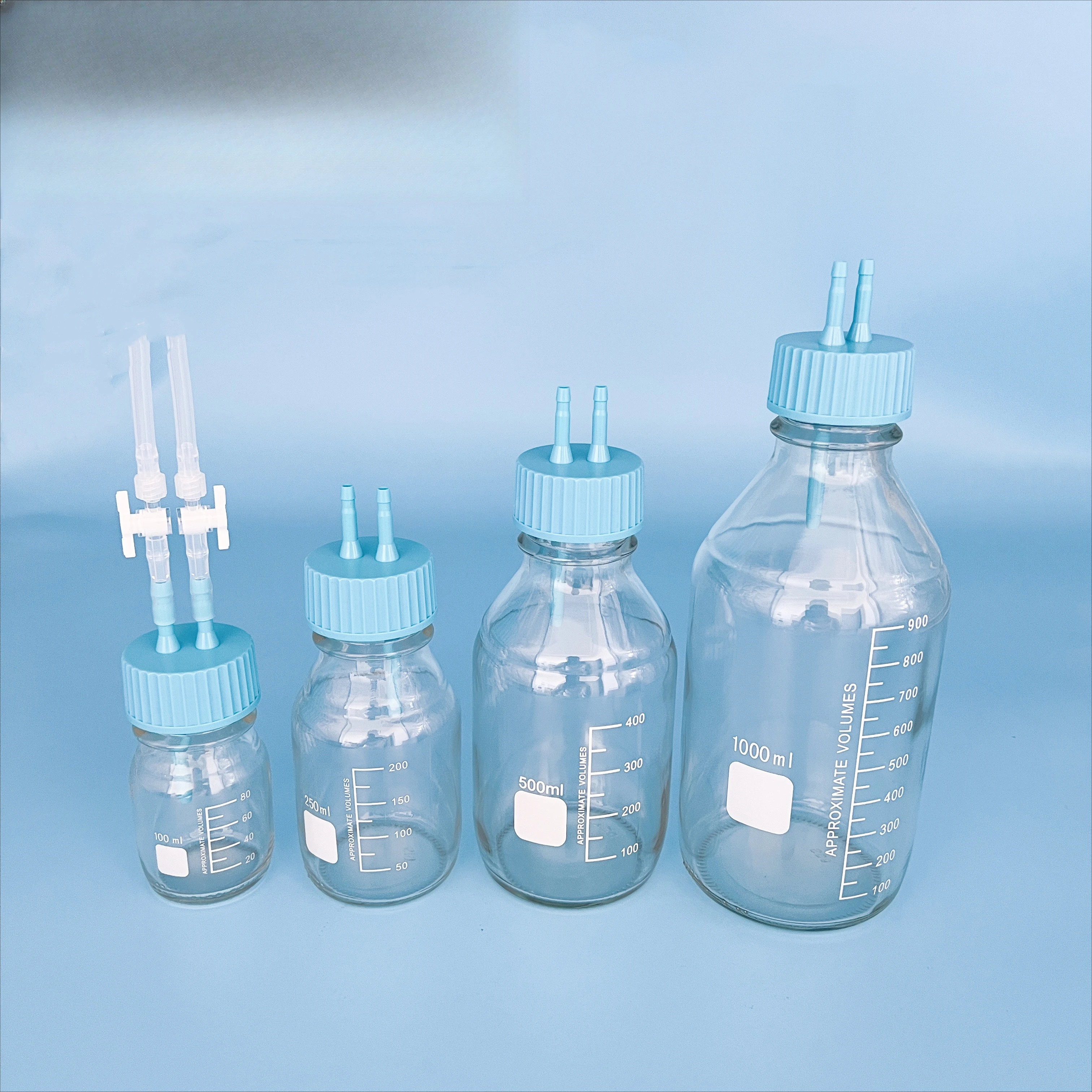 

PDVF Reusable Reagent Bottle Feeding Cap High Pressure Sterilization Fermentation Tank Special