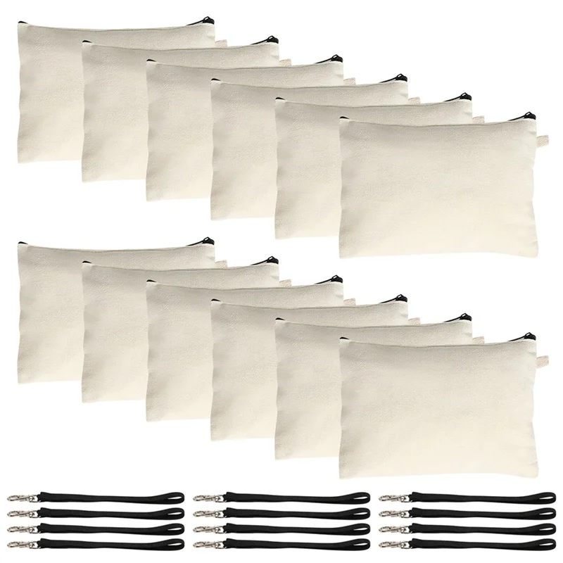 TTKK-3 комплект косметичка сублимационная пустая косметичка с теплопередачей и ремешком на запястье для рукоделия своими руками