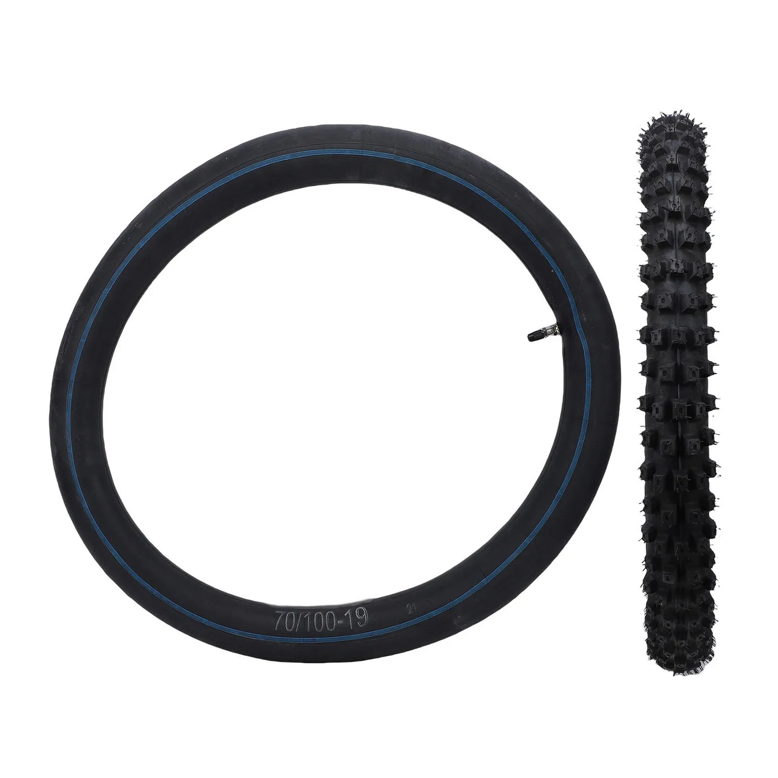 70/100-19 Tire Inner Tube Set 70/100-19 Tire Inner Tube Set Coarse  Pattern Rubber Replacement for Surron Light Bee X L1E