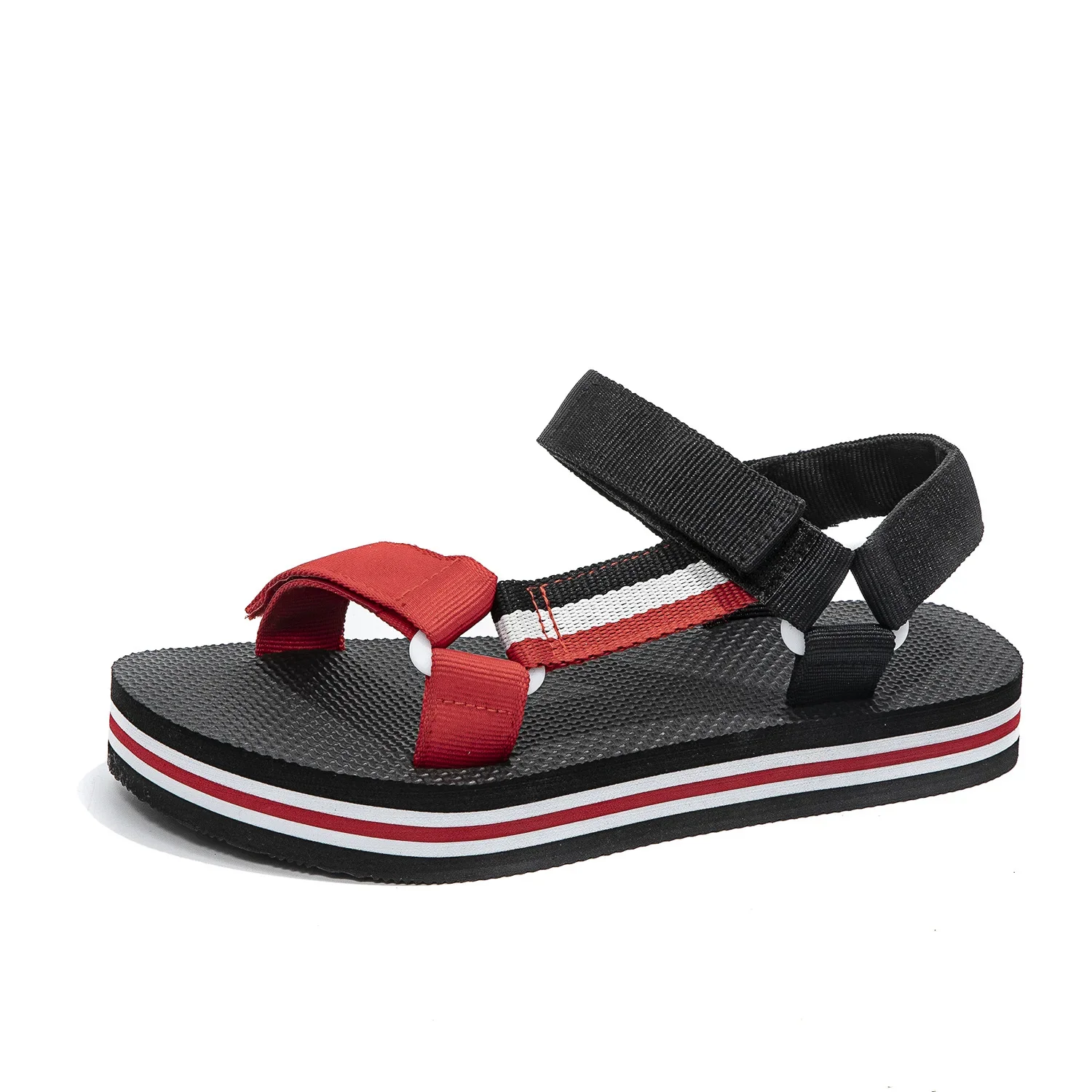 Summer Men's Sandals Outdoor Wadable Man Support Yoga Mat Gladiator Open Beach Slippers Original Flat-Soled Slippers Sandals