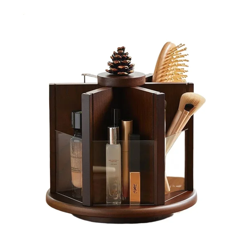 

Wooden rotating jewelry box