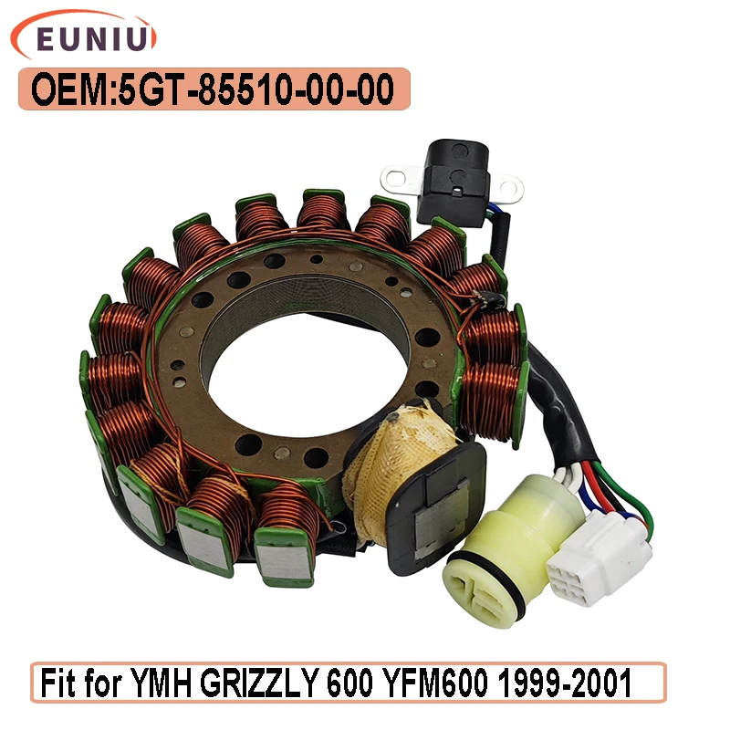 

Motorcycle Generator Magneto Stator Coil For YMH ATV Grizzly 600 YFM600 595cc 1999 2000 2001 5GT-85510-00-00