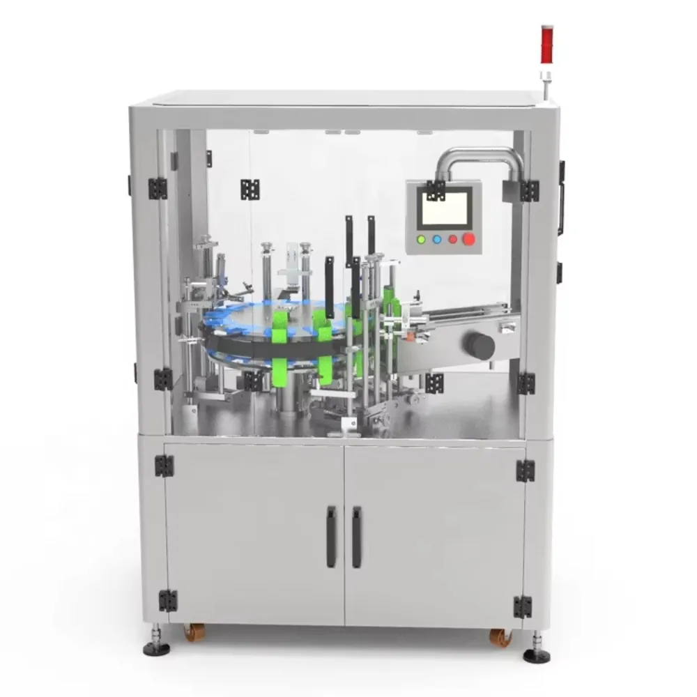 Automatic Cosmetic Perfume Vials Mask Soap Carton Boxing Packaging Machine Vertical Rotary Packing Cartoning Machine