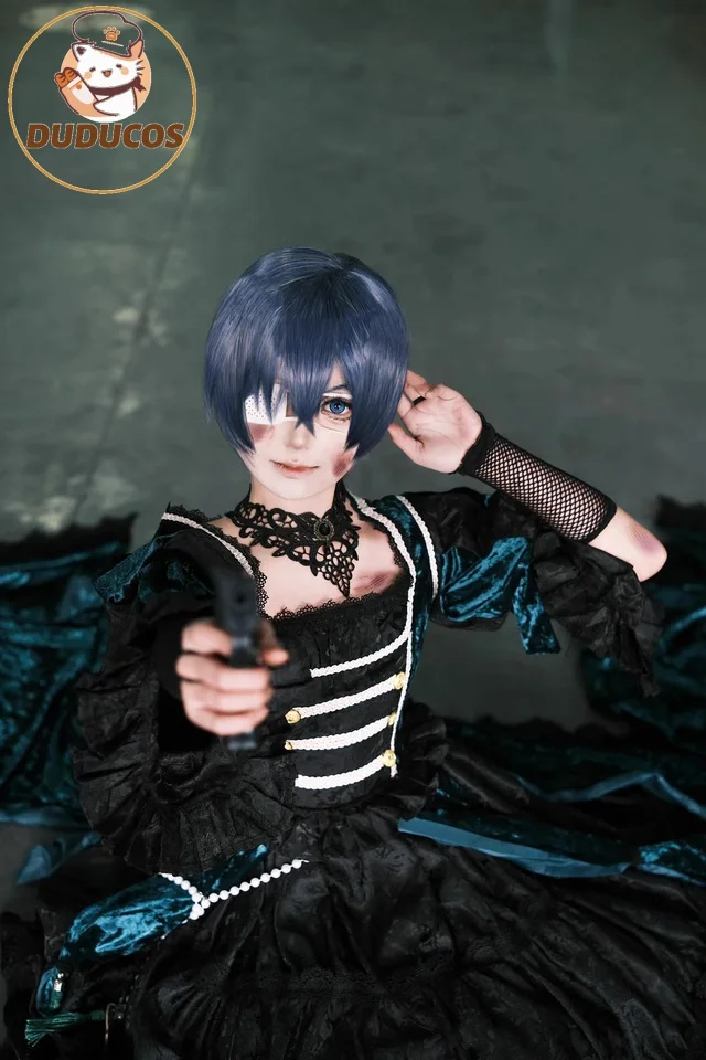 

Sieglinde Sullivan Cosplay Costume Anime Black Butler: Emerald Witch Arc【XS-3XL】DUDU-SR Ciel Plus Size