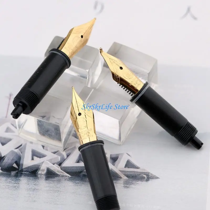 E65E Fountain Pen Tip Replacement Interchangeable Metal Fountain Pen Tip For Enthusiasts Beginners Copperplate Script Writing