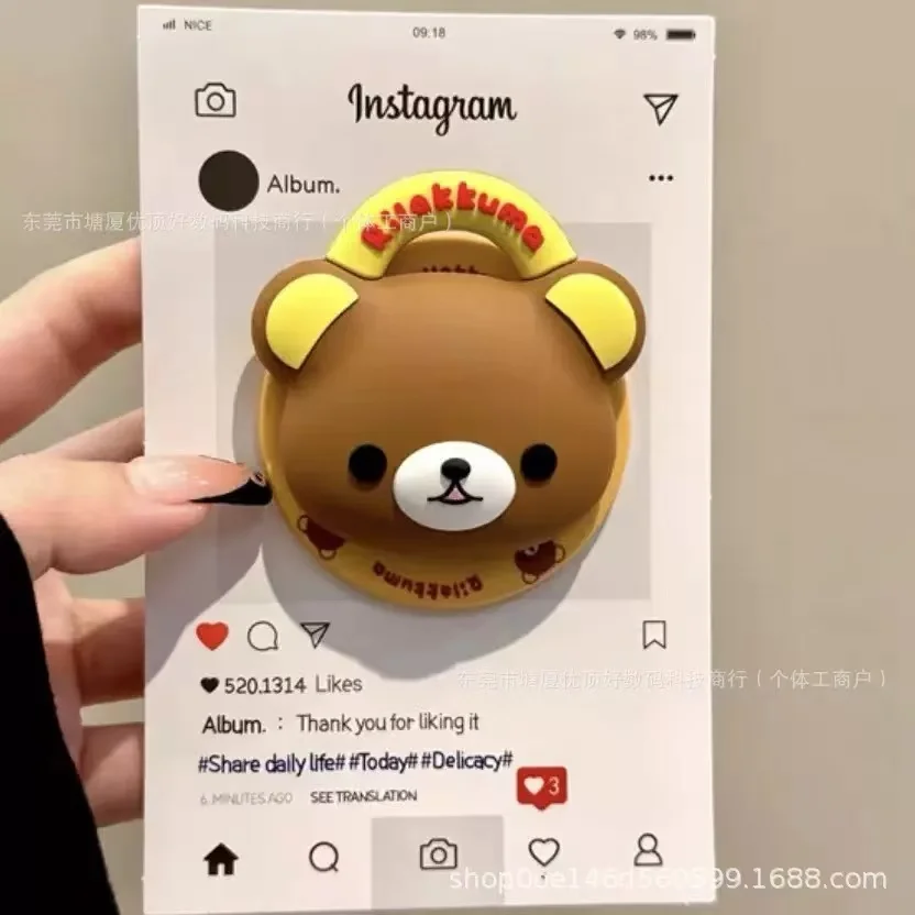 Ins Popular Magnetic Phone Holder, Suitable for IPhone and Samsung, Griptok Support, Grip Tok Socket Holder, Girls' Gift