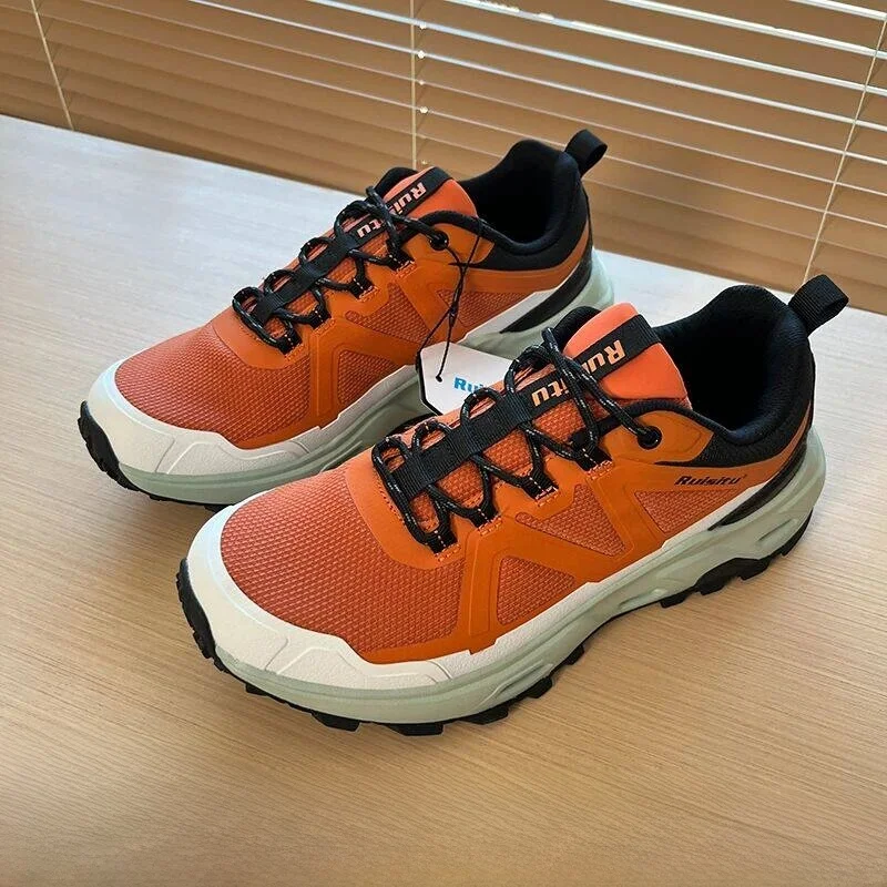 

Outdoor Climbing Shoes Men's Wear-Resistant Casual Shoes Waterproof Function Style round Toe Other Heel Other Bottom Material