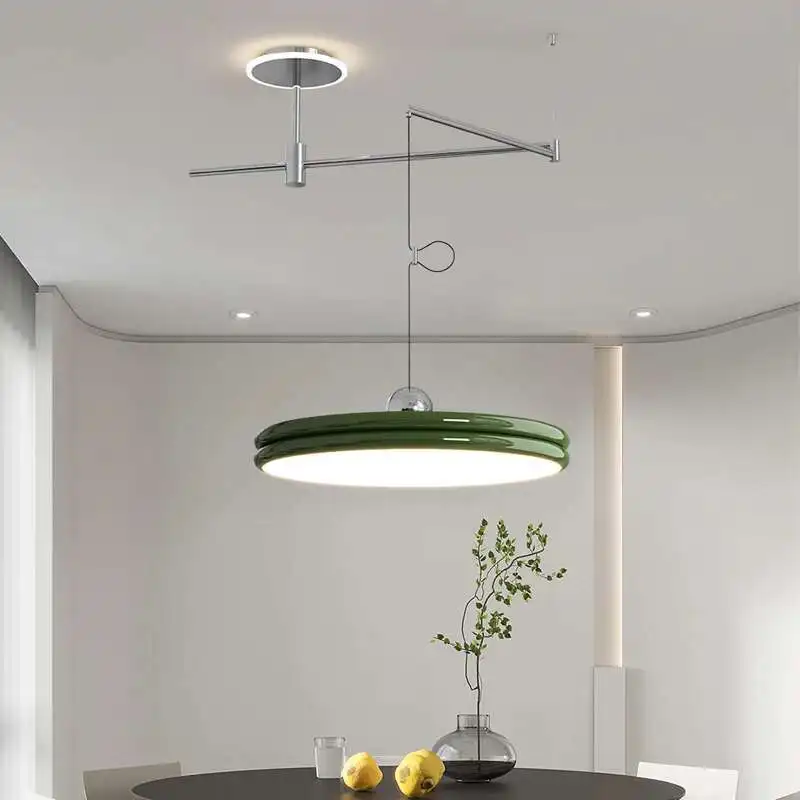スケーラブルな吊り下げ式LEDハンギングランプ,モダンな北欧デザイン,書斎,レストラン,ダイニングルーム,書斎に最適です。