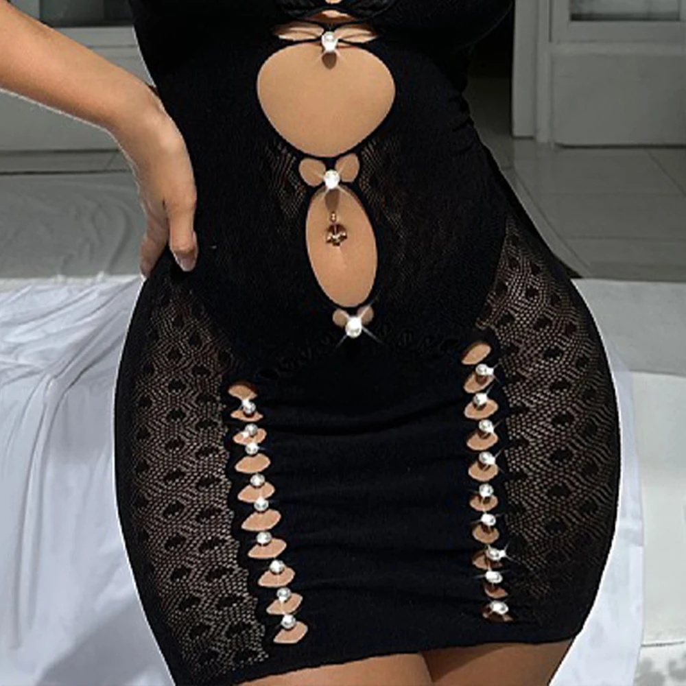 Lingerie erótica feminina, camisolas babydoll, camisola Bodycon, senhoras escavam pijama, mini traje de vestido, sexo extravagante, 2022