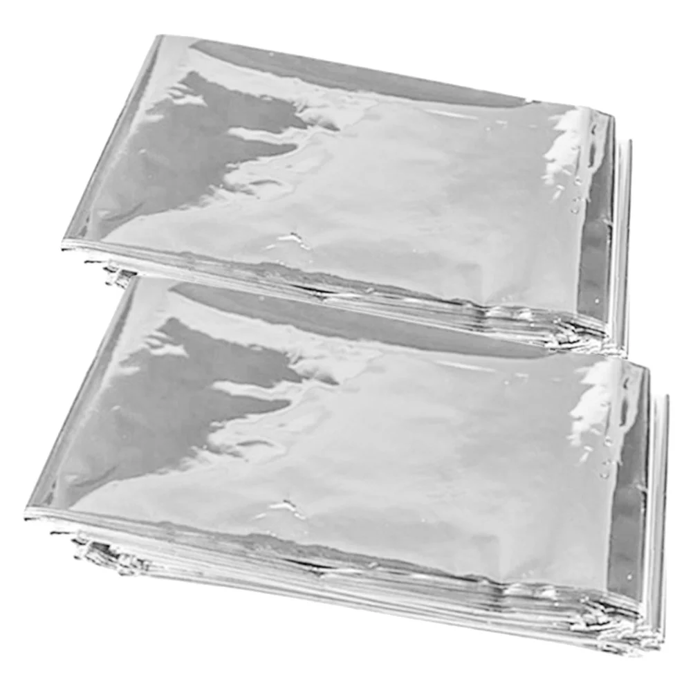 

2Pcs Reflective Plant Film High Silver Greenhouse Covering Foil Sheets for Grow Room Garden Agriculture Heat Reflective Film