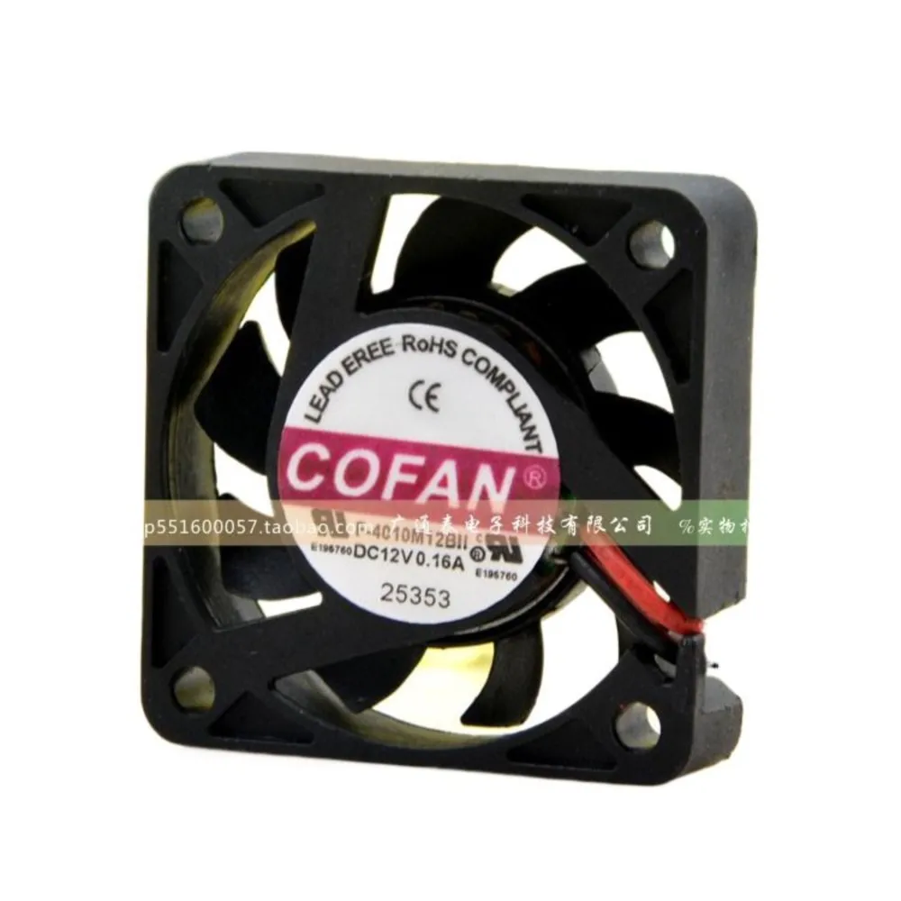 1pcs Cofan F-4010M12BLL CPU Notebook Graphics Battery Electric Car 12V 0.16a 4cm Fan
