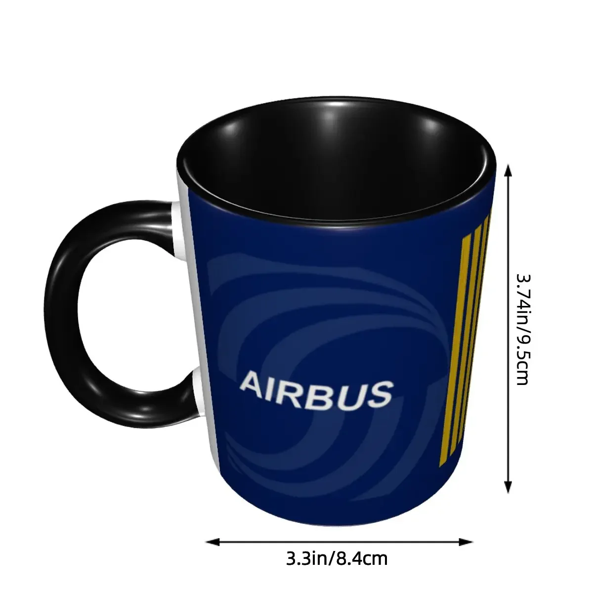Airbus Fighter Pilot Mug Customized Aviation Airplane Ceramic Coffee Mug Creative Present