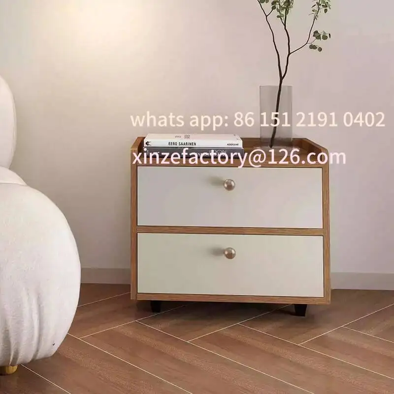 Customizable retro luxury bedside tables, modern bedside tables with premium drawers, bedroom drawers, furniture