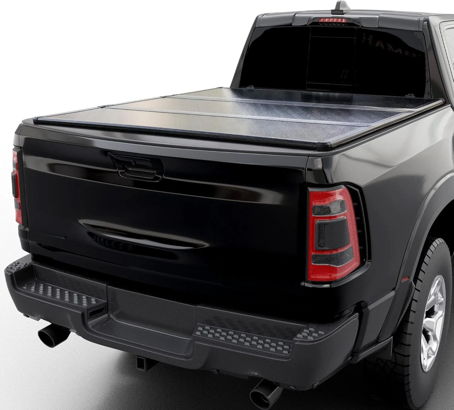 Hard Tri-Fold Truck Bed Cover Compatible with 2009-2024 Dodge Ram 1500 & 2500 5' 7