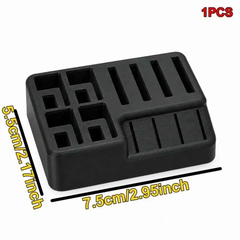 USB Desktop Storage Box Flash Drive Holder Desk Memory Stick Organizer Office Desktop Accessory Rack
