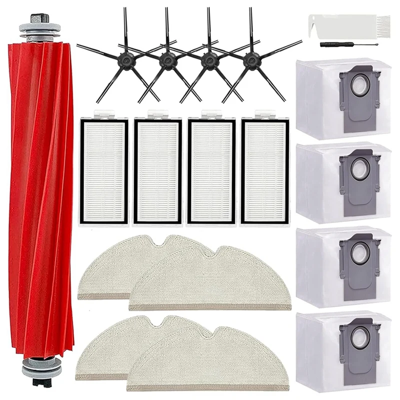 For Roborock Q7 Q7+ Q7 Max Q7 Max+ Vacuum Cleaner Main Side Brush Hepa Filter Mop Cloth Dust Bag Replacement Parts