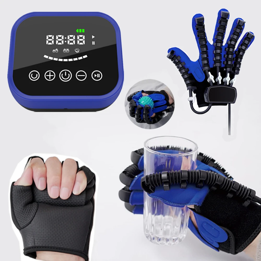 Intelligent Massage Gloves Stroke Hemiplegia Rehabilitation Hand Function Robot Glove Rehabilitation Training Glove Finger Care