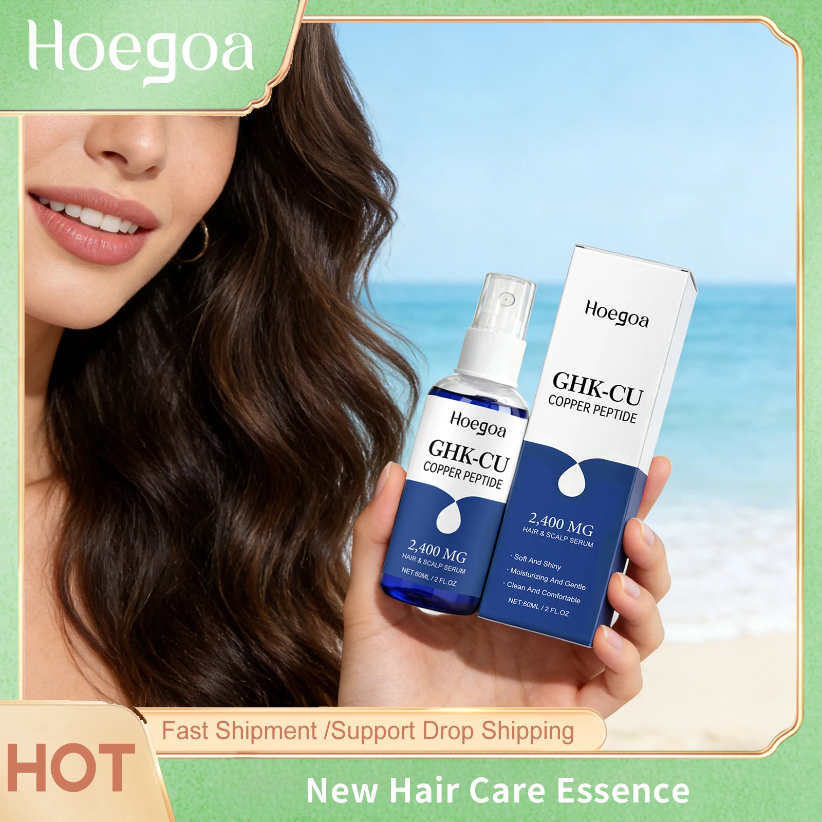 Hoegoa Hair Scalp Treatment Essence Spray Increase Growth Oil Control Prevent Baldness Anti Loss Baldness Repair Hair Growth Oil