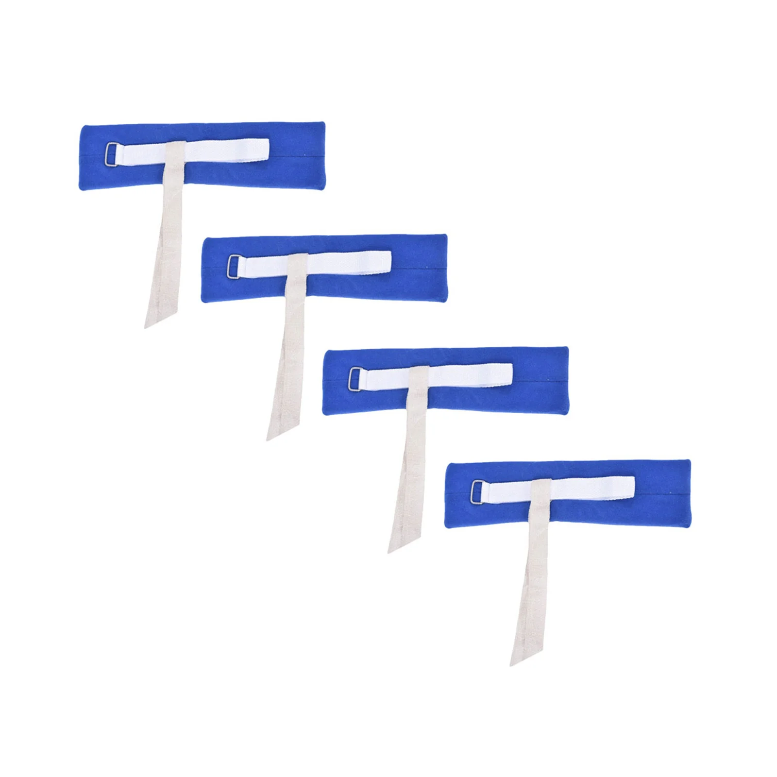 

4pcs Medical Straps Adjustable Constraints Thickened Sponge For Hands Feet Quick-Release Leg Fix Bands Under