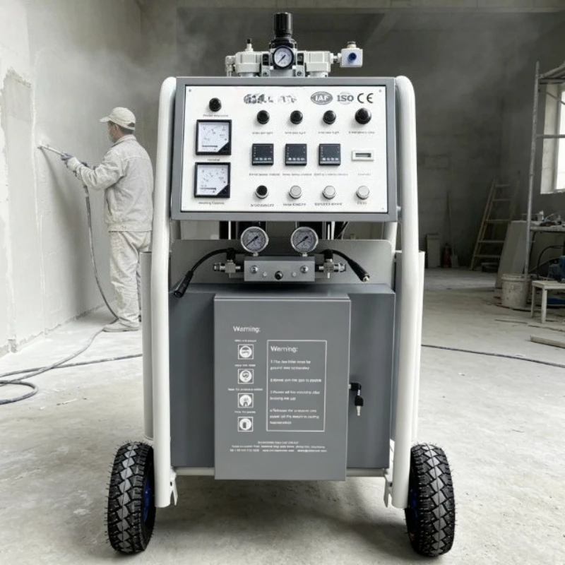 Polyurethane Foam Sprayer Dual Heating System Polyurea Spraying Equipment For Pipeline Tank Anti Rust Insulation Coating