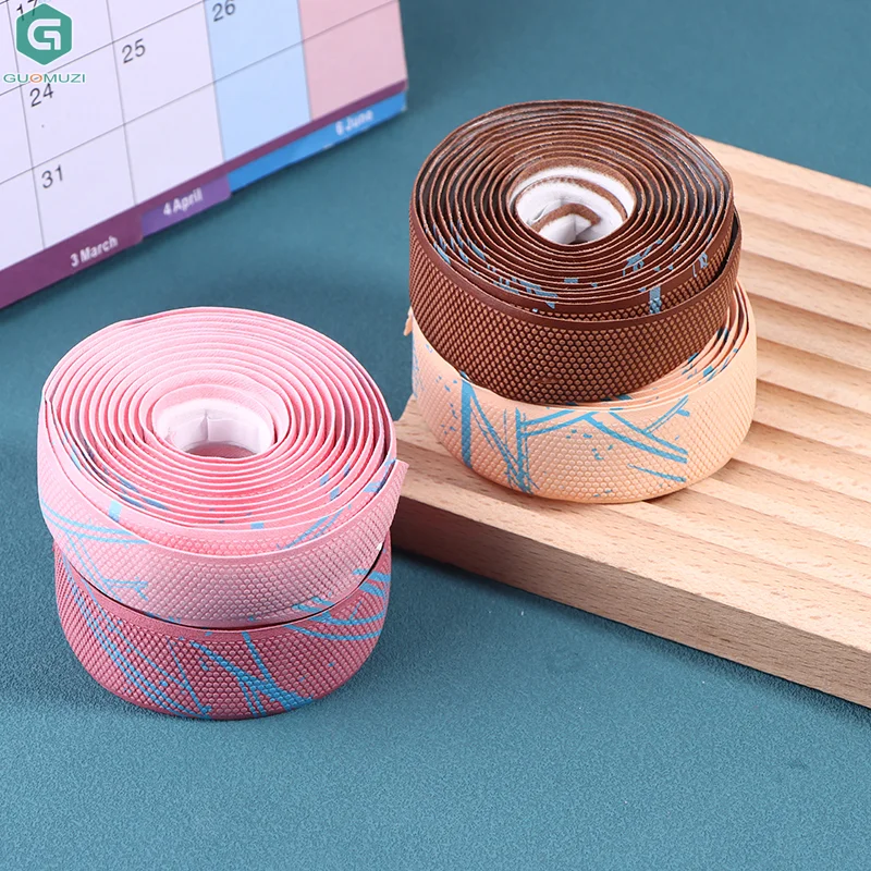 2 متر بولي PU مطاطا تمديد عدم الانزلاق امتصاص العرق حزام الطباعة مقبض لف حزام لف تمديد الصيد رود العصابة الرجال