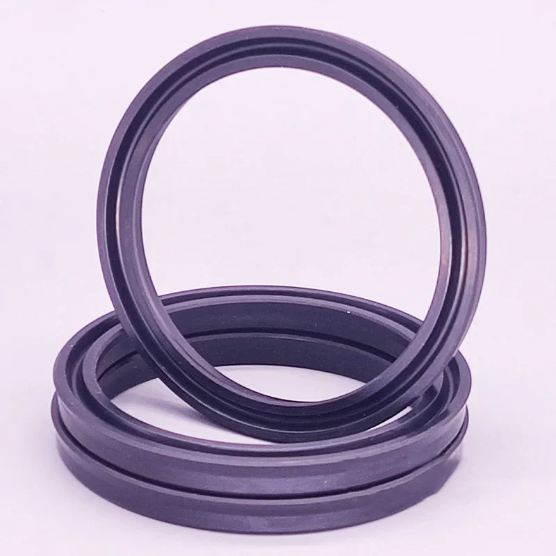 Black NBR Rubber Hydraulic Cylinder Oil Sealing Ring Shaft Hole Thickness 5/6/7/8mm USH/UPH/Y Type General Gasket Sealing Ring