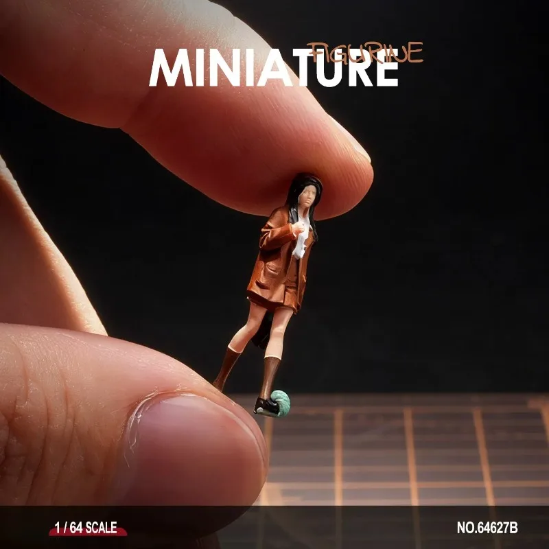 Миниатюрные фигурки из смолы 1/64, различные стили, мини-миньоны, декор для песочницы, модель для ландшафтного дизайна, фигурки для сцен, украшения для кукольных домиков