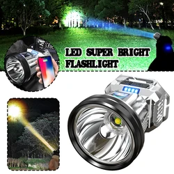 Strong Light LED Headlamp Rechargeable with Built in 18650 Battery High Power Headlamp for Camping Fishing Head Light Flashlight