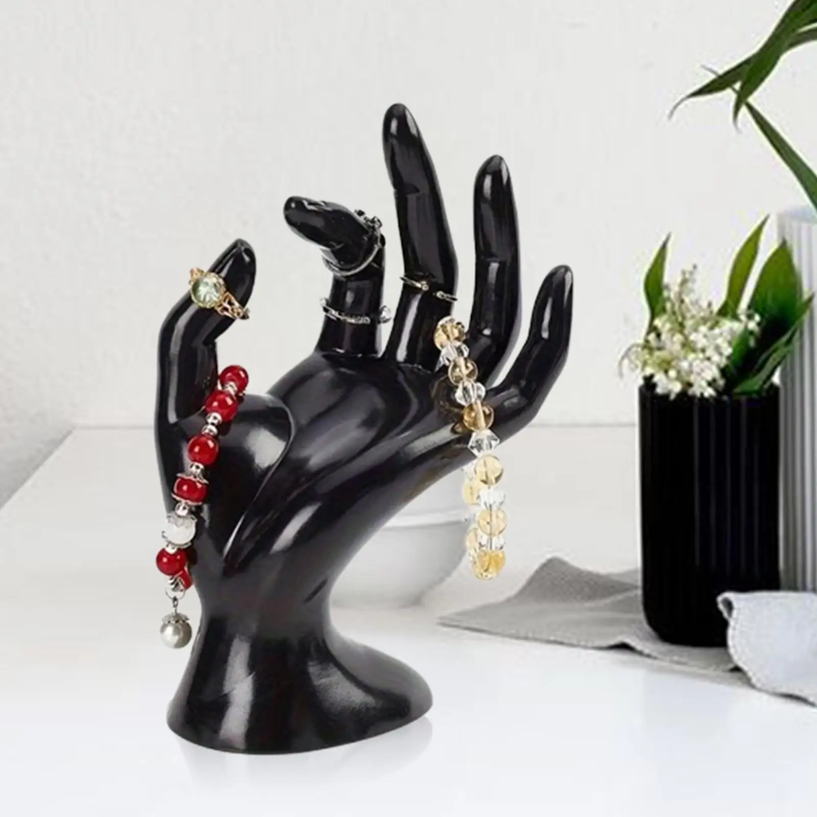 Jewelry Display Holder Mannequin Hand Ring Holder for Tabletop Stores Shows