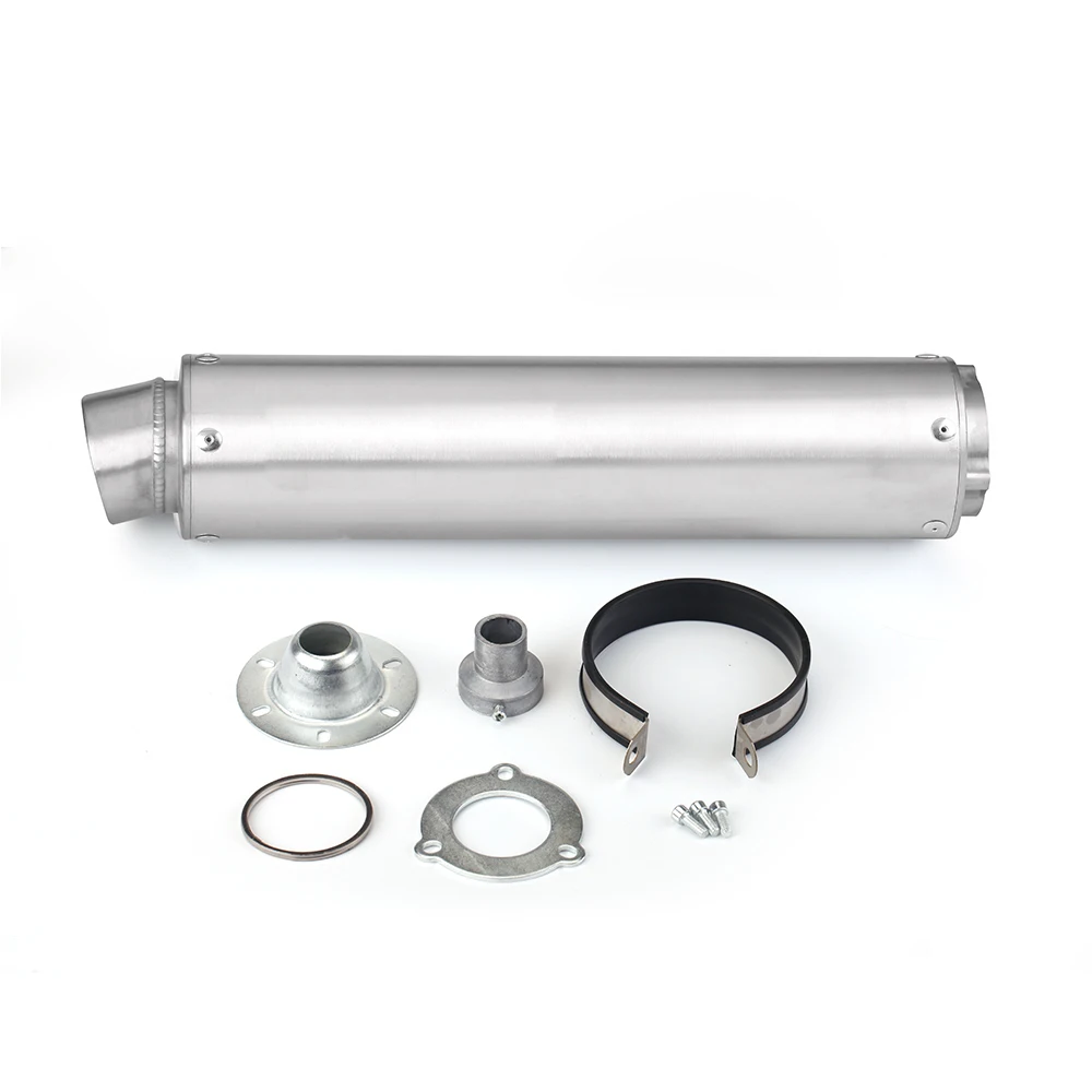 WRS دراجة نارية أنبوب دخول الهواء 60 مللي متر مناسبة ل r6 cbr300 gsxr z800 r3 cb500 CB400 CBR1000rr كاتم صوت ذيل العادم #4