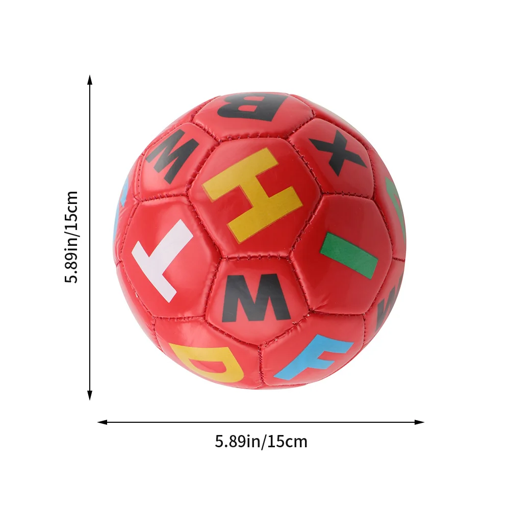 3 pçs crianças bola de futebol inflável design simulado para crianças 1-3 aumenta o interesse esportivo bola portátil leve para ativo