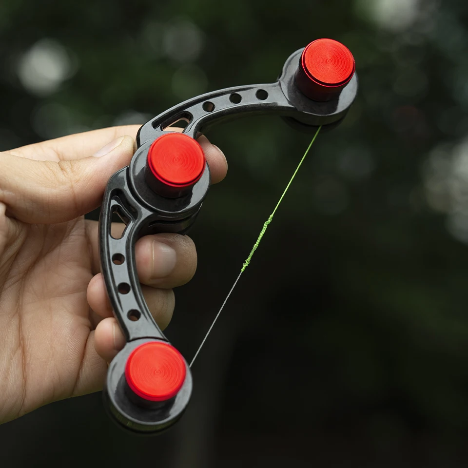 LINNHUE Manual GT Knotter Fishing Knot Tying Tool Fast Front Lead Carbon WireSub-Line Binder