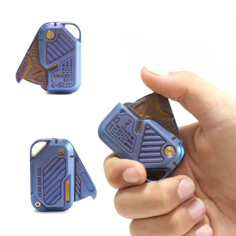 EDC フィジェットトイ　フィジェットスライダー Shark ブルー EDC フィジェットトイ フィジェットスライダー Shark ブルー