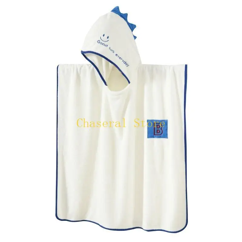 E7CE Coral Fleece Hooded Towel Quick Dry Towel for Baby Super Absorbent Skin Friendly