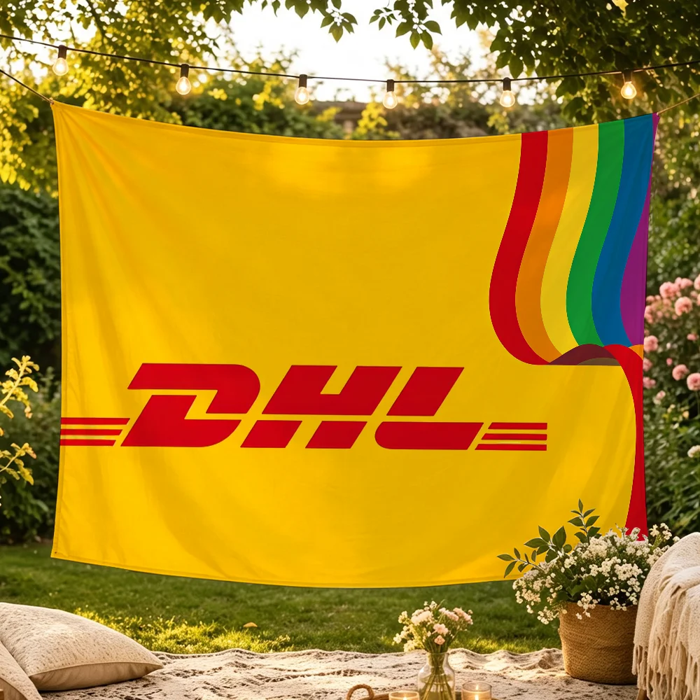 Fashion D-DHL E-Express Flag Tapestries Outdoor Parties Bedrooms Living Rooms Dorm Rooms Wall Decor Banners Gifts