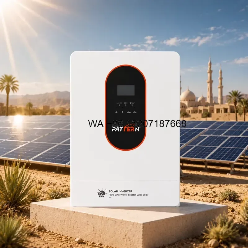 Wmwmnu for PATTERN 48V 11KW Dual MPPT Pure Sine Wave Single Phase Hybrid Inverter for Residential Solar Energy System