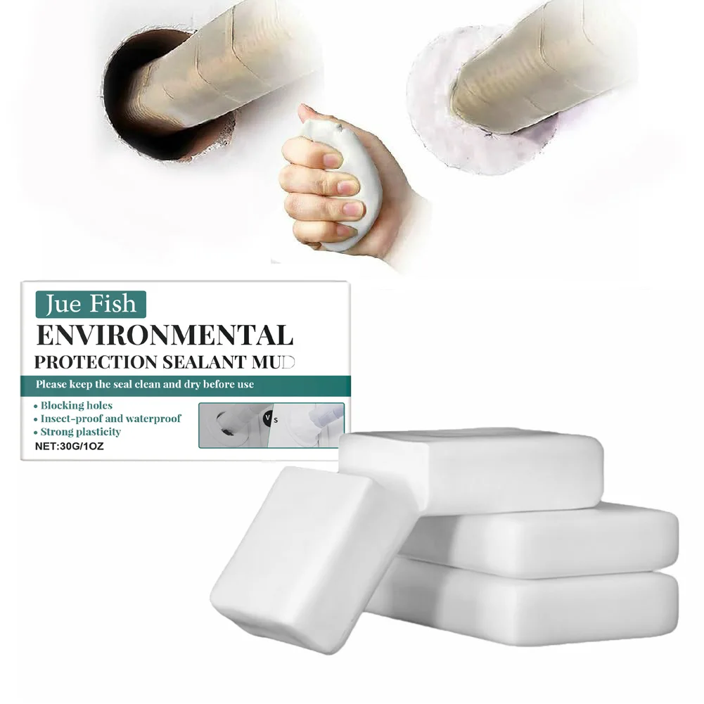 Waterproof Sealant Adhesives Quick Mending Mud Repair Sealing for Wall Hole Air Conditioning Repair Paste Mud Household Caulking
