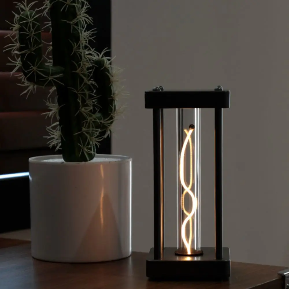 Square Design LED Night Light Type-C Charging Adjustable Brightness Quantum Night Light Modern Style Touch Sensitive