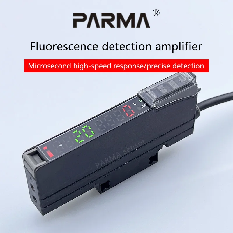 

Optical fiber amplification sensor FX-501-551-551P-C2 digital dual-screen high-speed switch sensor fluorescence detection