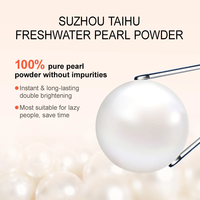 2023 Pearl Instant Whitening Skin Concealer Face Cream 8s Brighten Dark Circles Dark Spots Covering Pores Moisturiz Facial Care