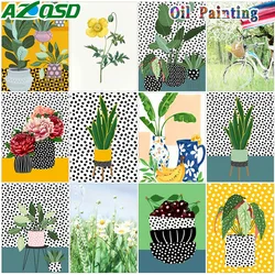 AZQSD Painting By Numbers Plant Landscape Pictures By Numbers Handpainted Unique Gift For Children Europe Decorative