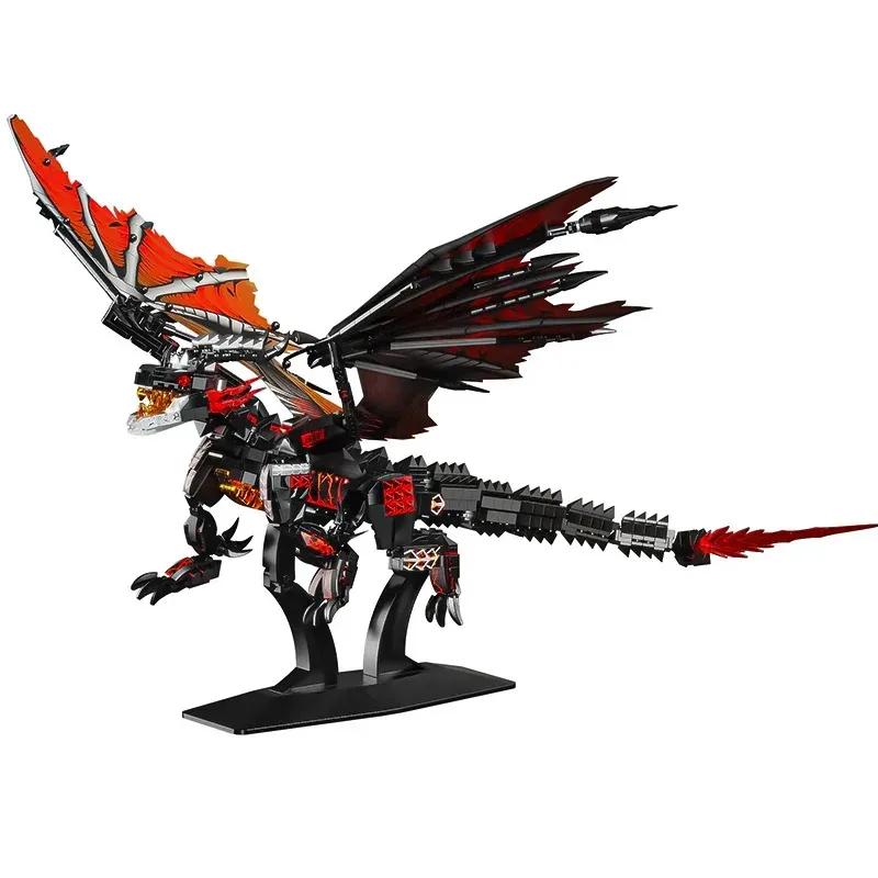 لعبة قصة جديدة للأطفال، علب، رذاذ التنين، تنين النار، نموذج ليلي مستورد مجمع، ديناصور، هدية مينسون غربي