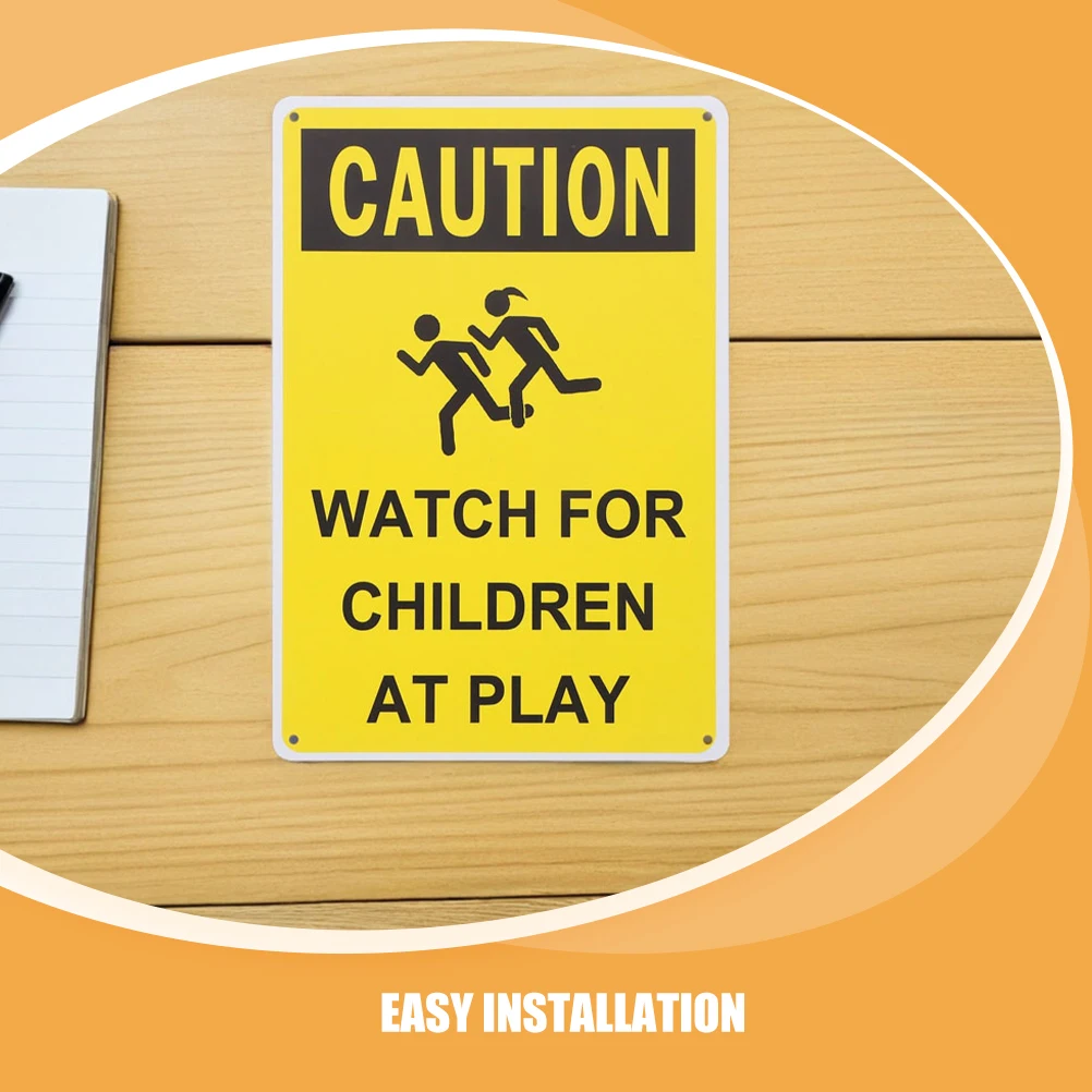 2 قطعة علامة مقاومة للطقس سهلة التركيب علامات تحذير السلامة لمناطق الممرات المدرسية في الشوارع