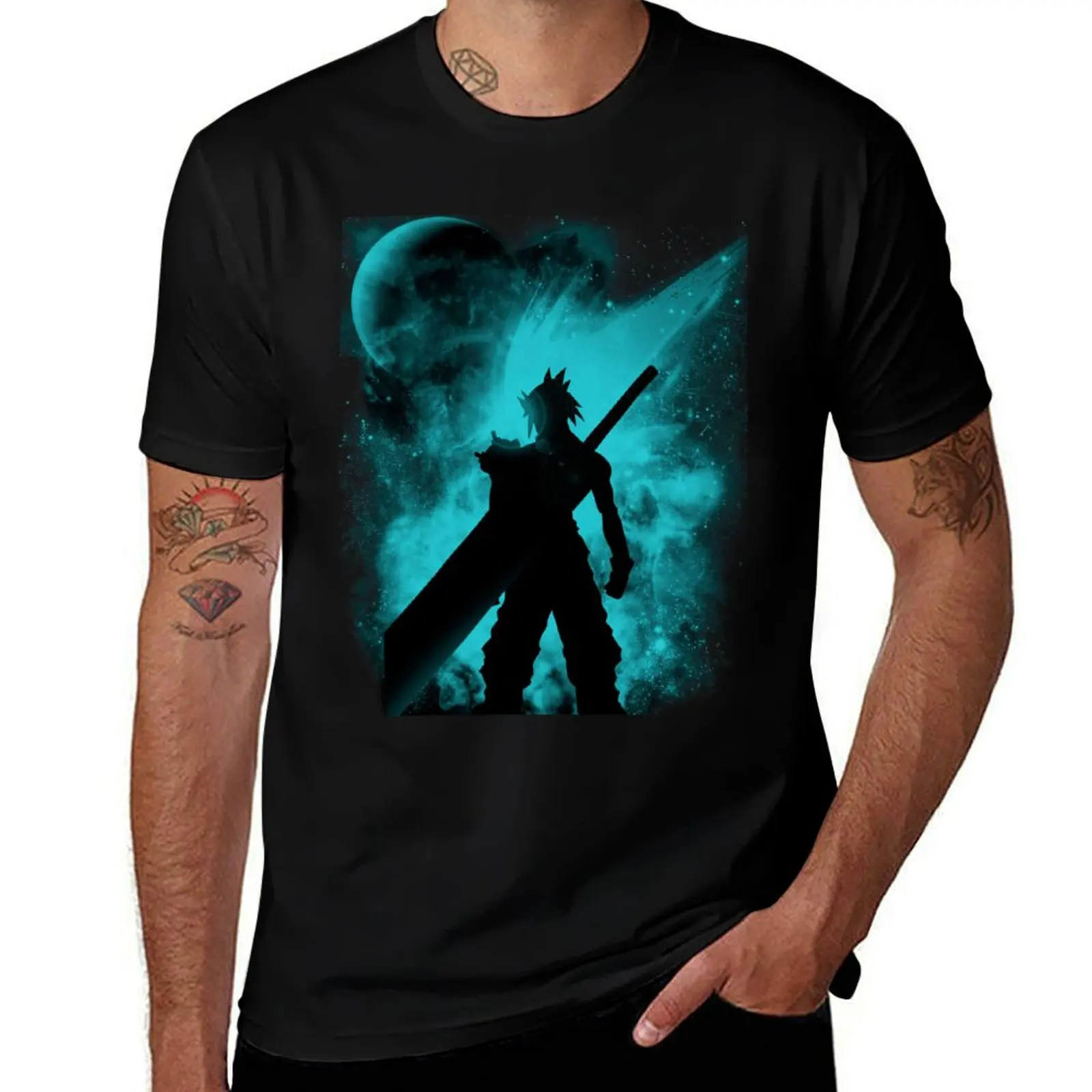 

Cloud The Soldier T-Shirt t shirts for man graphic funny cotton t shirt man