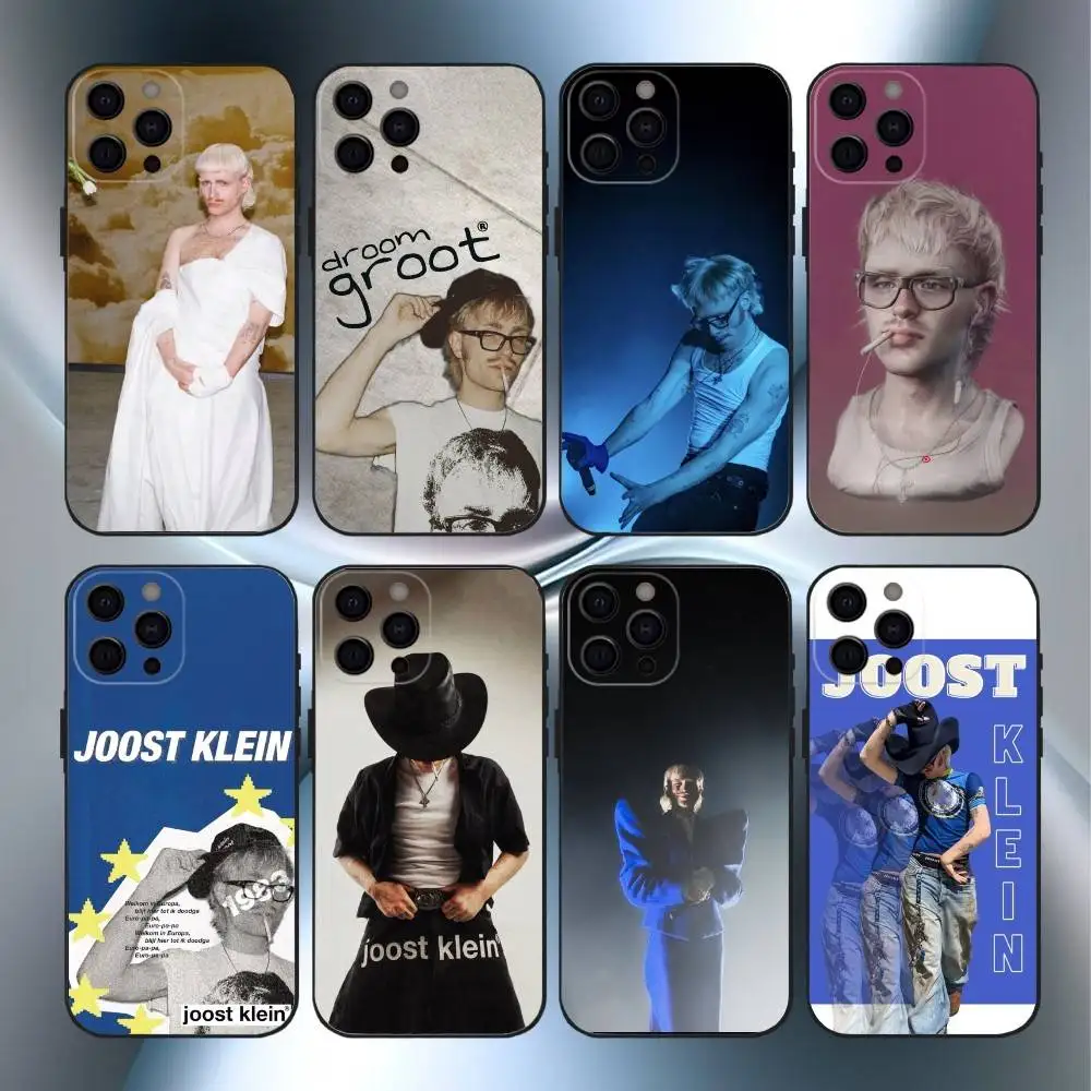 

J-Joost Klein Rapper Singer Phone Case For iPhone17,16,15,14,13,12,11 Plus,Pro Max Soft Black Cover