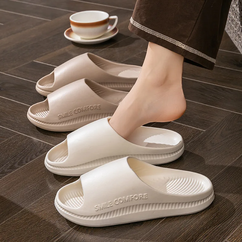 

Домашние тапочки EVA для женщин и мужчин, летние, легкие, дышащие, удобные, для ванной комнаты, повседневная домашняя обувь