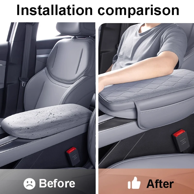 ل XPeng MONA M03 2024 2025 سيارة التحكم المركزي مسند الذراع صندوق ارتفاع وسادة حقيبة التخزين ملحقات الحماية الداخلية #2